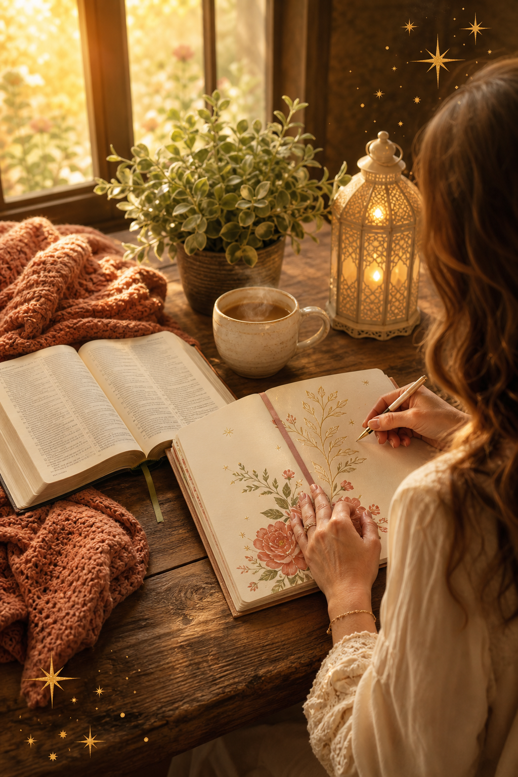Warm devotional and Bible study printables for families and adults