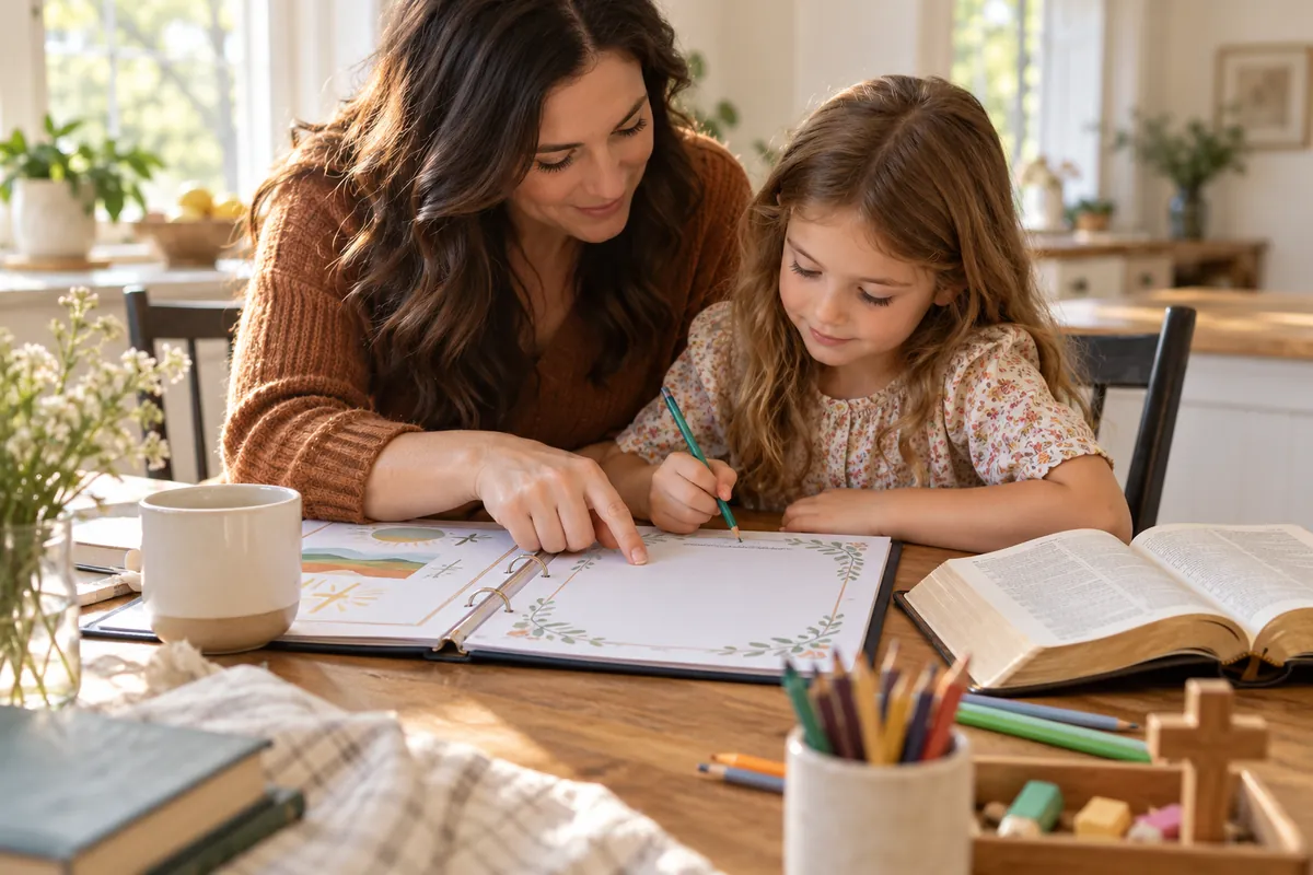 Illustration supporting How to Lead a Kids Bible Study Journal Without Winging It