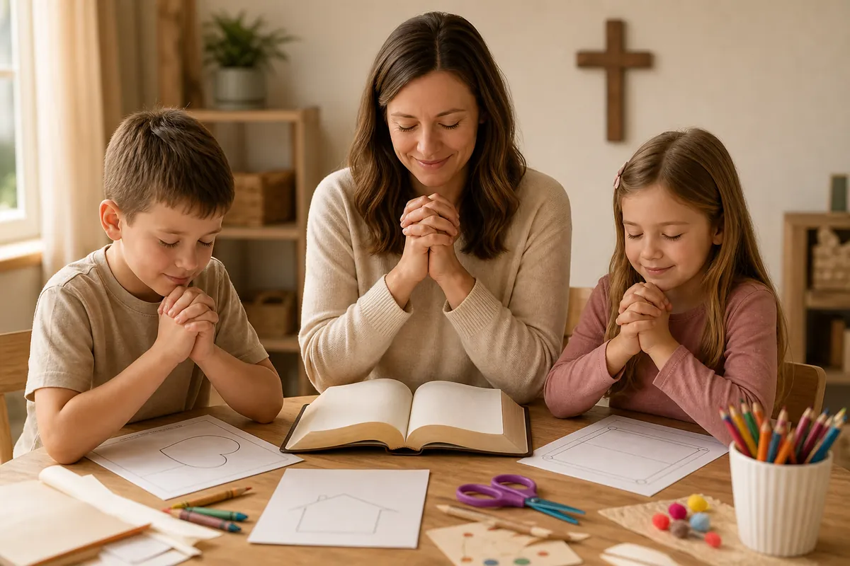 How to Teach Kids the Lord's Prayer Line by Line