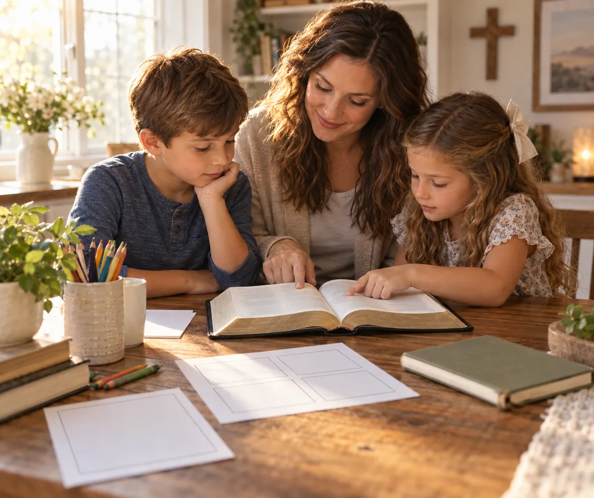 Illustration supporting How to Teach Kids to Read the Bible for Themselves
