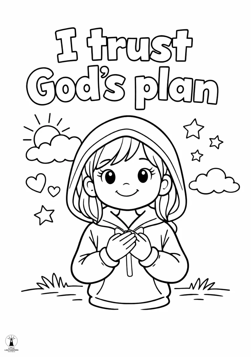 God Knows Your Name affirmations colouring book — affirmation page