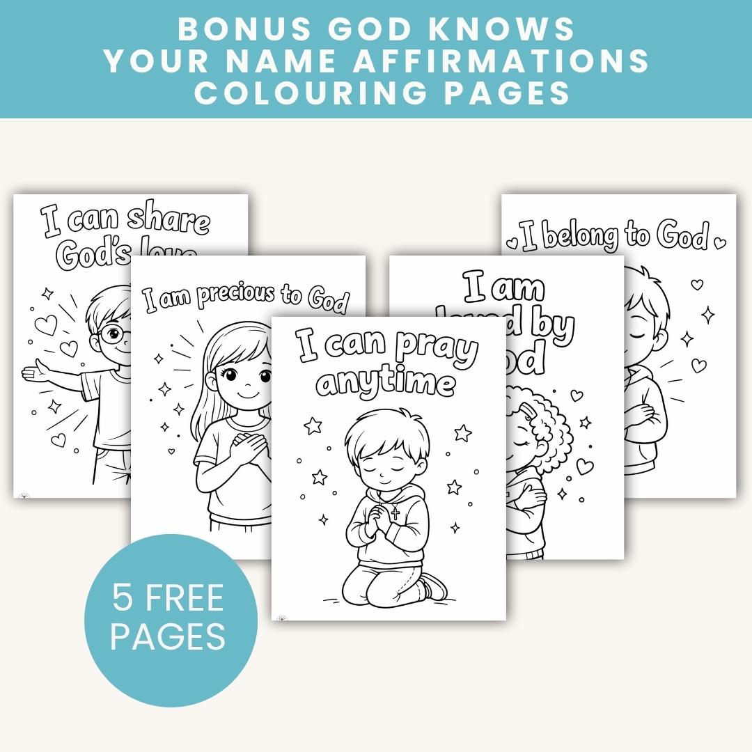 Kids S.O.A.P Bible Study Templates | Christian Homeschool Activity (4pk PDF) — Kids Bible Study Notes Template Soap 2 2