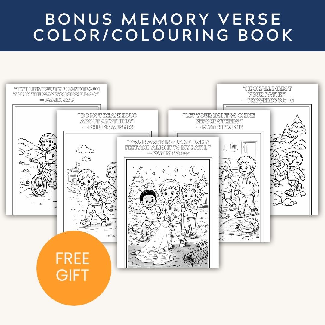 Kids Bible Study Worksheets | 5-Day Christian Devotional (PDF Download) — Kids Bible Study Worksheets For School 2